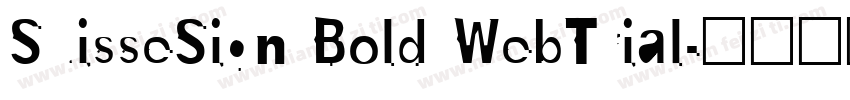 SuisseSign Bold WebTrial字体转换